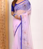 SIMI ORGANZA DIGITAL PRINT SAREE