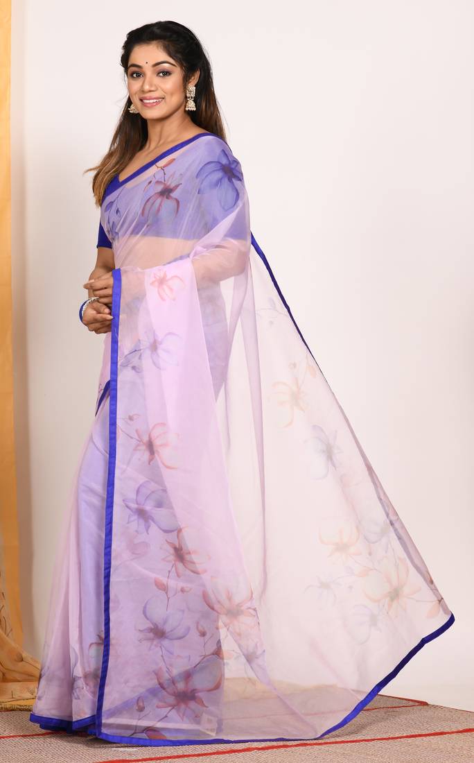 SIMI ORGANZA DIGITAL PRINT SAREE