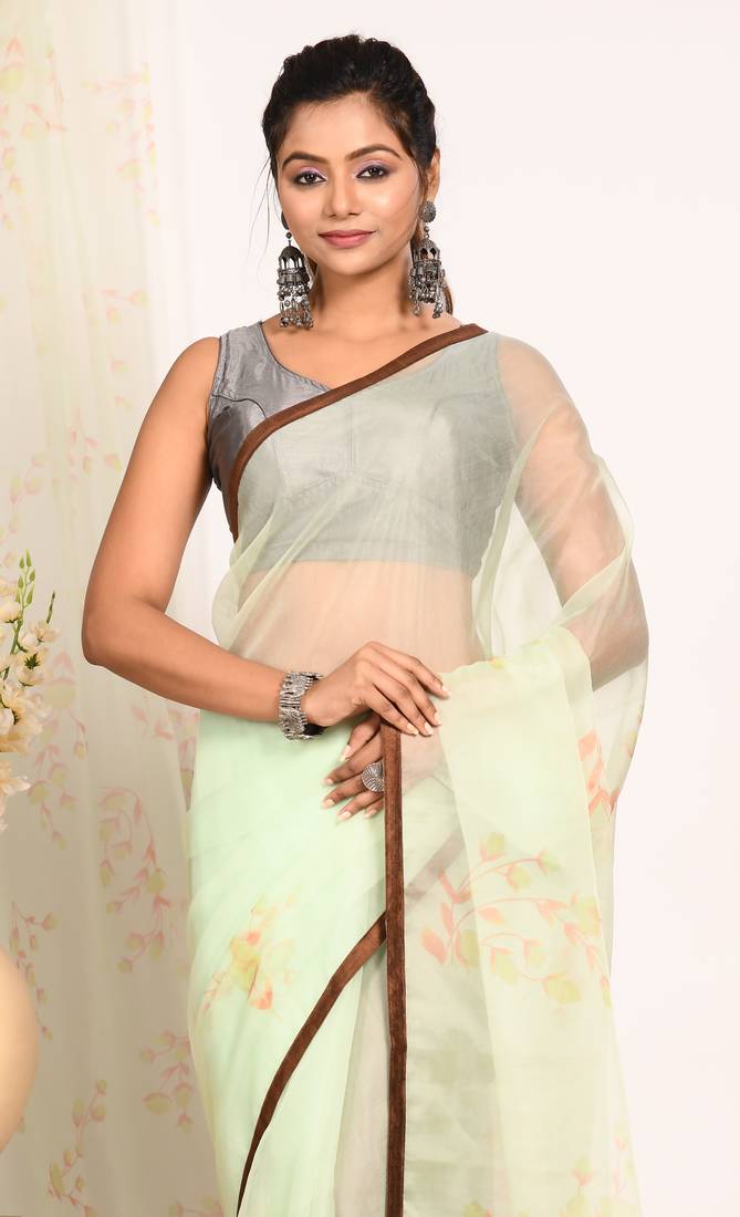 SIMI ORGANZA DIGITAL PRINT SAREE