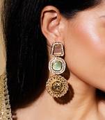 Contemporary Crystal Drop Earrings