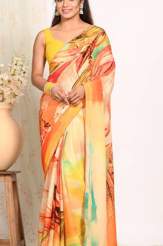 PURE DIGITAL PRINT SAREE