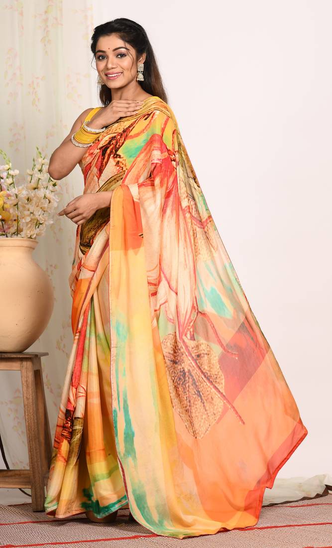 PURE DIGITAL PRINT SAREE