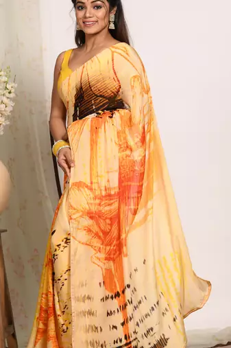 PURE DIGITAL PRINT SAREE