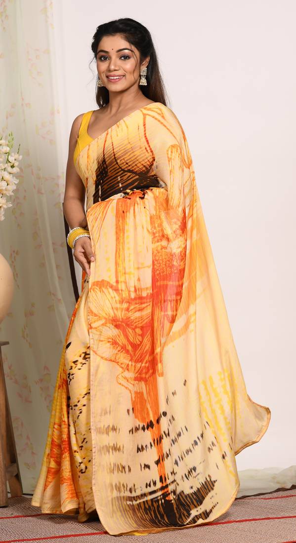 PURE DIGITAL PRINT SAREE