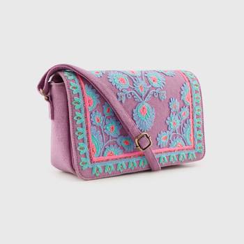 Yasmine Sling Bag Purple 6