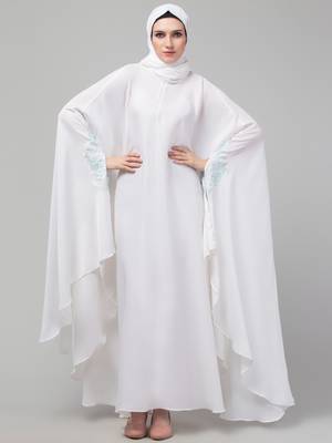 Nazneen embroidered Irani Kaftan with thread embroidered 1