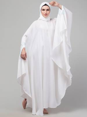 Nazneen embroidered Irani Kaftan with thread embroidered 5