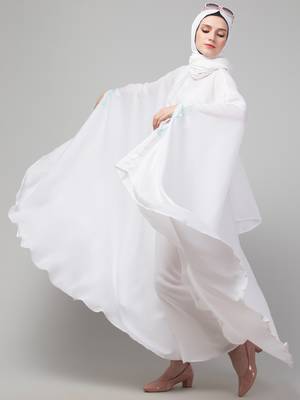 Nazneen embroidered Irani Kaftan with thread embroidered 6