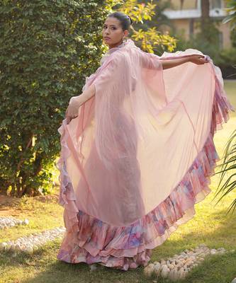 Multi colour gharara set 4