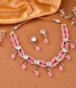 Kundan tasselled jewelry set
