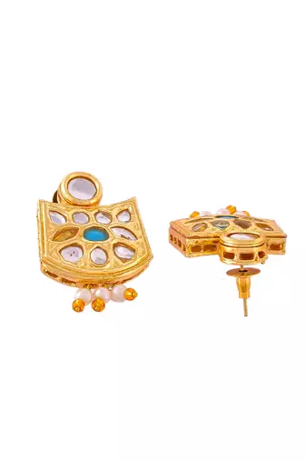 Gold plated choker jewellery set