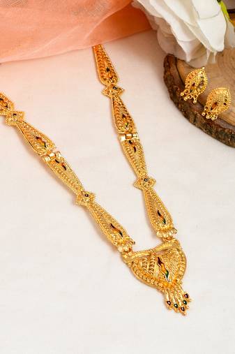 Purvika long traditional jewellery set