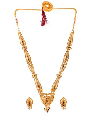 Purvika long traditional jewellery set 3