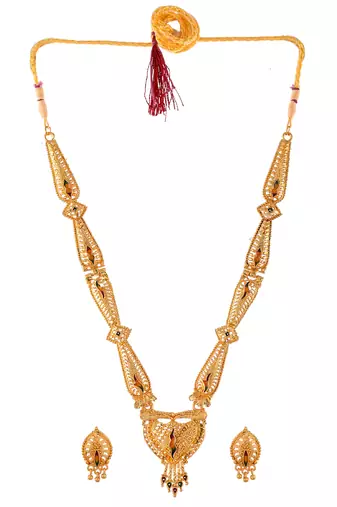 Purvika long traditional jewellery set