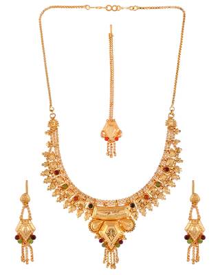 Karnika jewellery set with maangtika 3