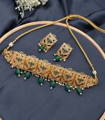 Rajasthani cutwork jewellery set