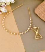 Hairband and bow pin hair accessory set