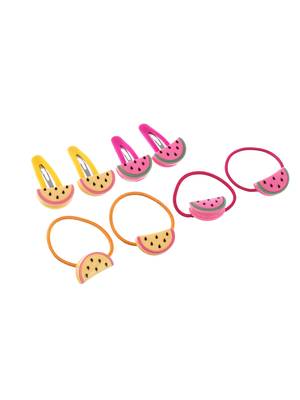 Set of 6 mushroom hair accessory set 2