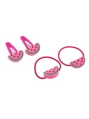 Set of 6 mushroom hair accessory set 4