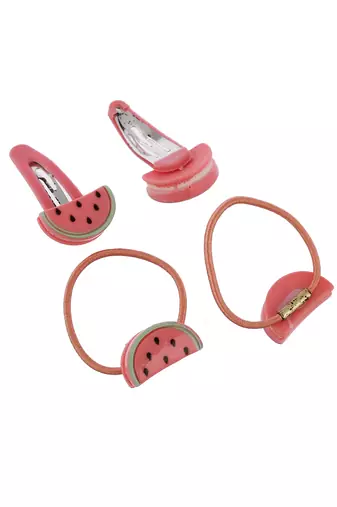 Set of 8 watermelon hair accessory set
