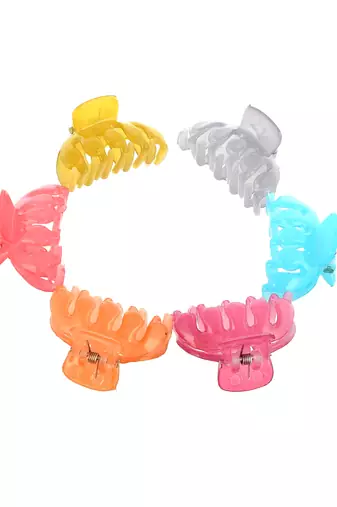 Set of 6 hair claw clip