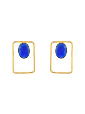 Gold plated drop earrings 4