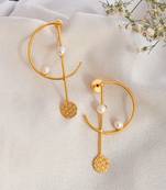 Kundan floral earrings