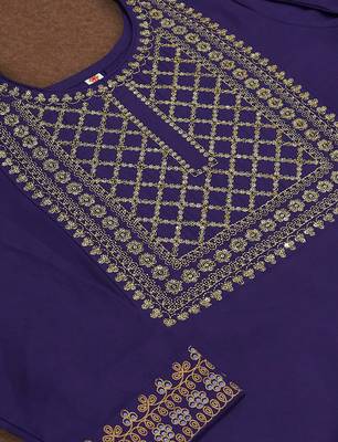 Violate Viscose Embroidered Kurta With Pant 7