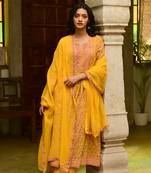 Orange Cotton Suit Set