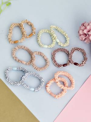 Set of 12 colorful hair rubberband 1