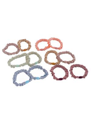 Set of 12 colorful hair rubberband 2