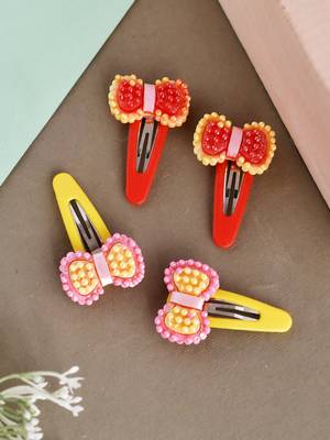 Set of 4 bow hair pin 1