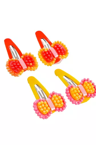 Set of 4 bow hair pin