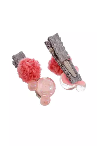 Set of 10 fur alligator hair pin