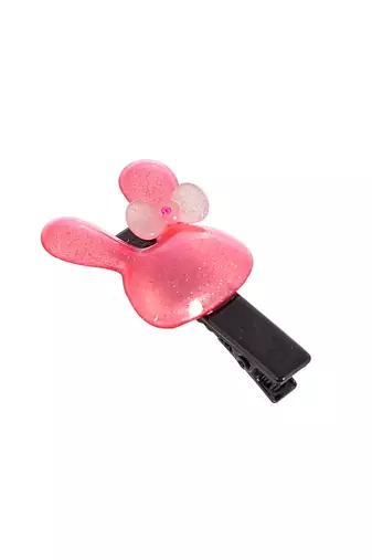 Set of 4 mickey alligator hairpin