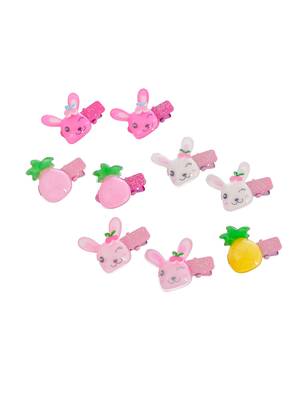 Set of 9 cute alligator hairclip 2