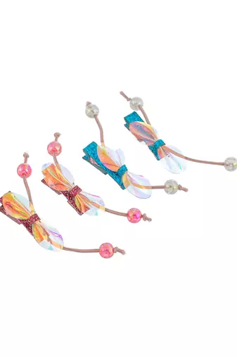 Set of 4 glitter hair accessory