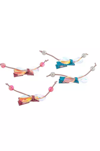 Set of 4 glitter hair accessory