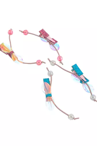 Set of 4 glitter hair accessory