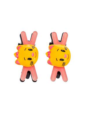 Set of 10 alligator hair pins for girls 3