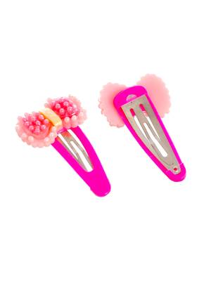 Set of 4 bow tic tac hair pin 4
