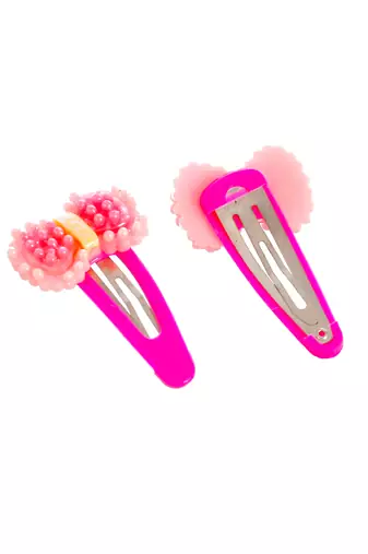 Set of 4 bow tic tac hair pin