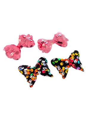 Butterfly bow sequined hair accessory 2