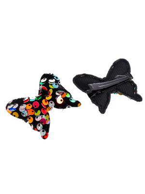 Butterfly bow sequined hair accessory 4