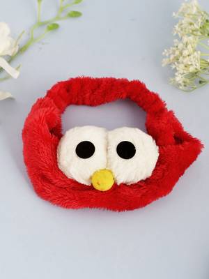 Red fur cute hairband 1