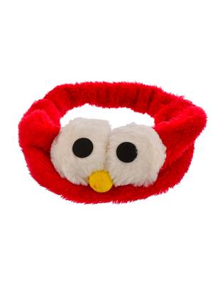 Red fur cute hairband 3