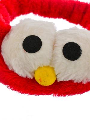 Red fur cute hairband 4