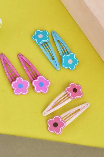Set of 6 sunflower tic tac hair pin
