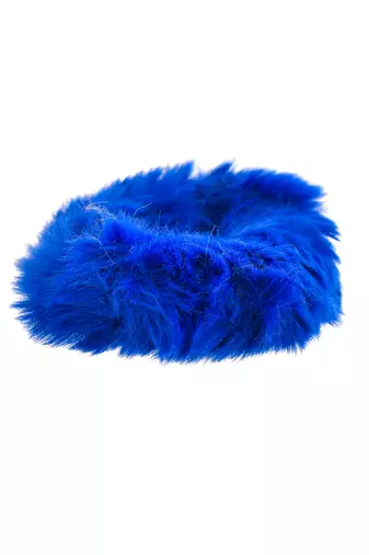 Set of 10 fur rubberbands