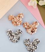 Set of 4 mickey hair pin